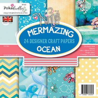 Polkadoodles Paper Pack - Mermazing Ocean